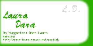 laura dara business card